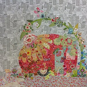 Flaura Vintage Trailer Fabric Collage Pattern By Laura Heine