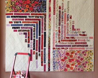 Turn Signal Quilt Pattern by Robin Pickens - Jelly roll friendly quilt pattern