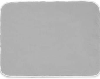 Dritz Ironing Blanket is 28.25" x 21.75" and is Great for Take A Long Pressing, Outdoor Pressing, Heat & Scorch Resistant