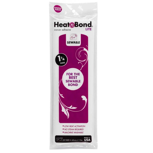 Heat N Bond Lite Double Sided Fusible 17in x 1 1/4yd