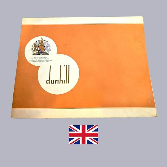 dunhill tobacco DUNHILL 1966 WHOLESALE/EXPORT Catalog: Good Condition! 40 Page Paper Bound  Catalog B&w/color Pages Vintage Dunhill Tobacco Pipes/accessories