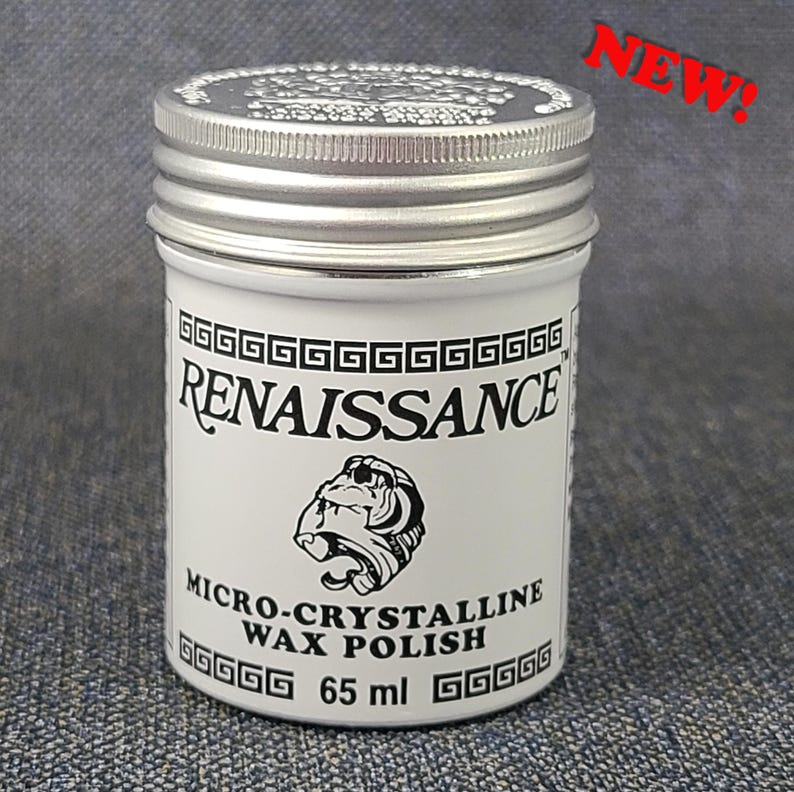 WOSK/POLISH RENAISSANCE 65 ml (2,25 uncji płynu): Nowość! Angielski mikrokrystaliczny środek polerujący do wrzośca, wulkanitu, rogu, bakelitu, metali i nie tylko! zdjęcie 1