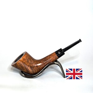 CHARATAN&#39;S MAKE SPECIAL 61X: Nice/Clean! 1960s (1st Lane Era) English Vtg. Estate Straight Grain Briar Lg. Str. Canted Dublin Tobacco Pipe