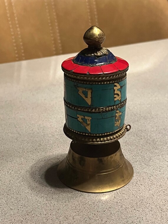 チベット、マニ車、アンティーク アンティークチベットマニ車 - Etsy 日本