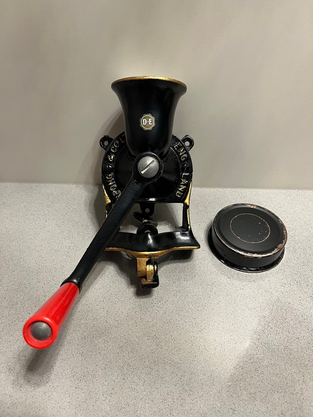 Antique Coffee Grinder Spong & Co for Douwe Egberts Etsy