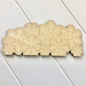 Interchangeable Vintage Truck Daisies Sunflowers Insert Glowforge Laser File SVG