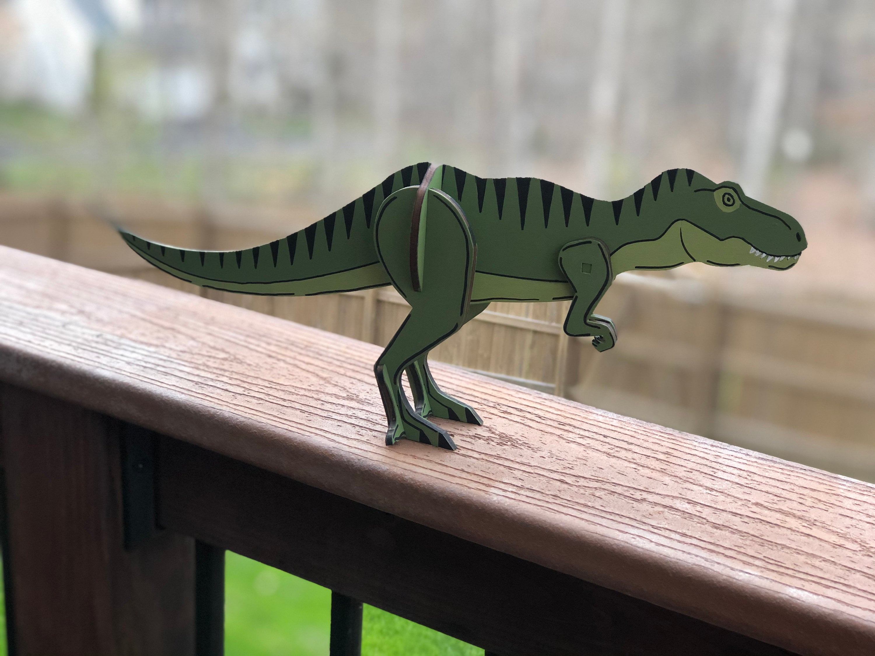 houten Puzzel Tyrannosaurus 96 stukjes | puzzel | houten puzzel
