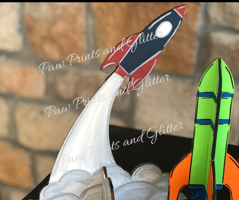 Download 3D Rocket and Alien Ship Set SVG Laser Cut Glowforge Files | Etsy