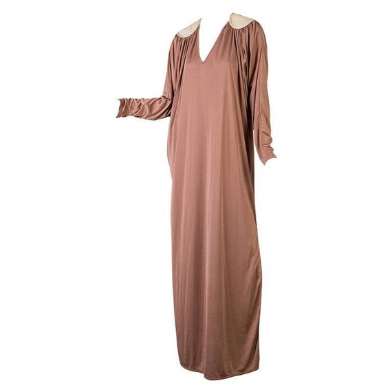 Vintage Bill Tice 1970s Light Brown and Gold Cafta