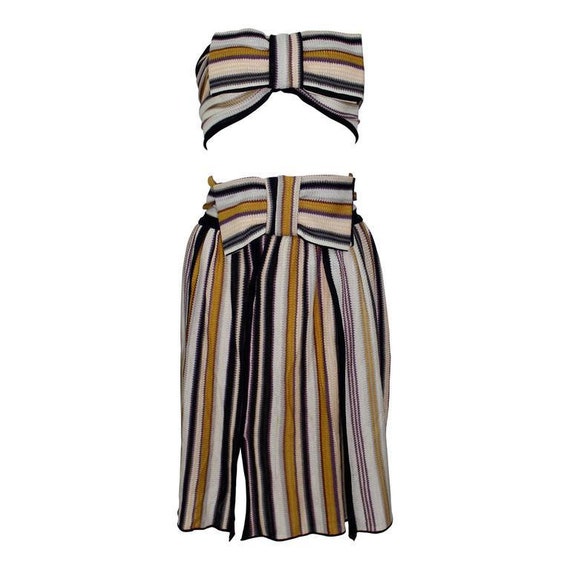 Missoni Bow Bandeau Top and matching Skirt Ensembl
