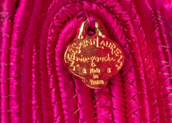 ysl pink tassel bag