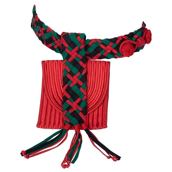 Yves Saint Laurent Red Green Passementerie Tassel