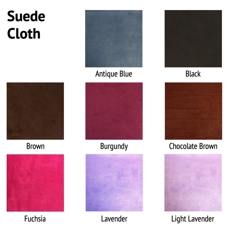 Suede Cloth // Sold By the Yard // 19 Colors image 2