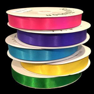 7/8&quot; Satin Single-Faced Ribbon
