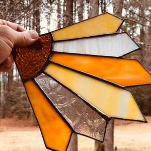 Sunflower Quarter Sun Catcher