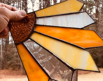 Sunflower Quarter Sun Catcher