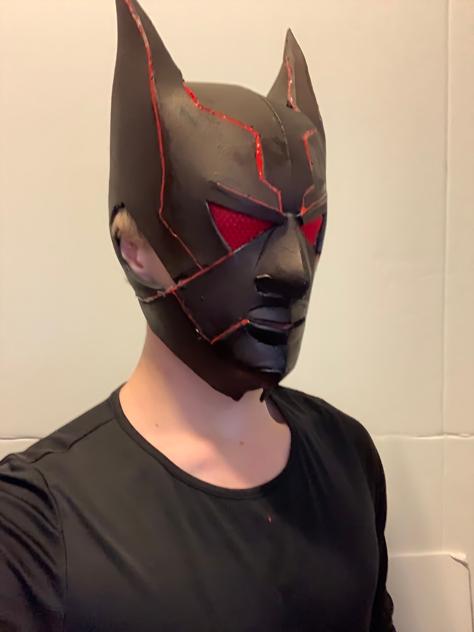 Batman Beyond Mask Template | Etsy