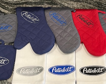Juego de toallas de cocina para camión semirremolque Peterbilt
