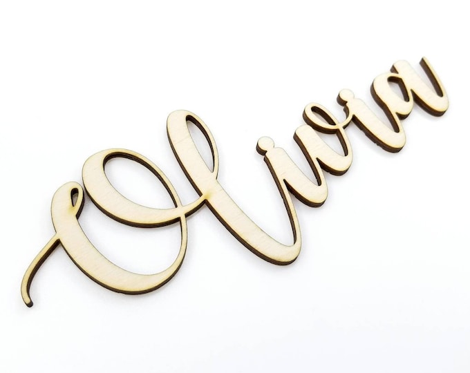 Name Place Setting | Event Seating Arrgangement | Wooden Name Card | Table Place Setting | Wood Name | Name Cut Outs | Personalized Wooden