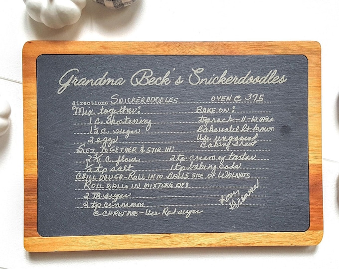 Grandma's Recipe Cutting Board | Gift for Mom | Recipe Gift for Mom | Mother's Day Gift | Engraved Gift | Mothers Day Gift | Gift from Child