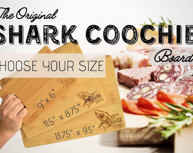 Funny Gift | SHARK COOCHIE | The Original Shark Coochie Cutting Board| Funny Gift | Charcuterie Board | Funny New Home Gift | Joke Gifts