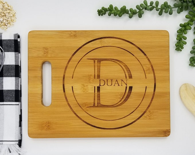 Custom Cutting Board | Awesome Gift Idea | Family Name | Newlywed Gift | House Warming | Wedding | Kitchen Decor | Gift for Her or Him