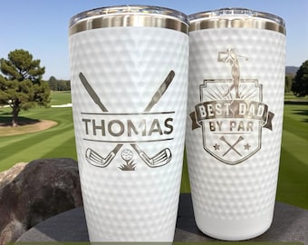 Golfbeker, aangepaste golfbeker, gepersonaliseerd golfcadeau, bekers voor golfclubs, bekers voor golftoernooien, gegraveerde golfbekers met logo