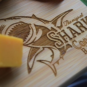 SHARK COOCHIE BOARD | The Original Shark Coochie Cutting Board Funny Gift | Shark Coochie Charcuterie | White Elephant Gift Funny Christmas