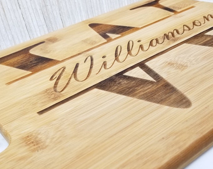 Cutting Board | PERSONALIZED & SHIPS FAST | Cutting Board Gift | Personalized Gift | Family Name Gift | Custom Cutting Board | Engraved Gift