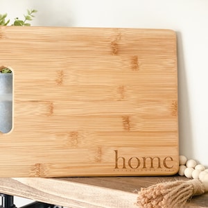Closing Gift, Real Estate Gift for Client, Housewarming Gift, New Home Decor Sign, Charcuterie Board, New Home, Housewarming Cutting Board