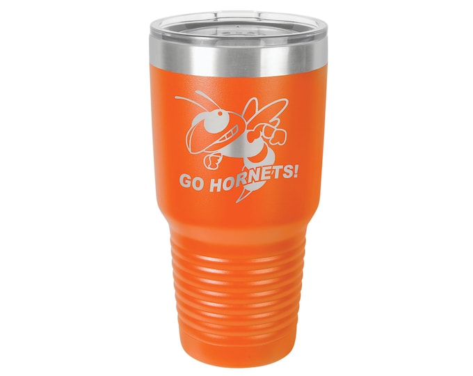 Orange 30oz Tumbler,  ADD YOUR LOGO, Orange Tumbler, Powder Coated, Orange Cup, Cooperate Gift, Wholesale Tumblers, Bulk Tumbler, Custom Cup