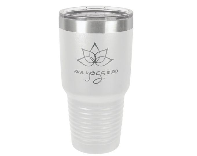 White 30oz Tumbler,  ADD YOUR LOGO, White Tumbler, Powder Coated, White Cup, Cooperate Gift, Wholesale Tumblers, Bulk Tumbler, Custom Cup