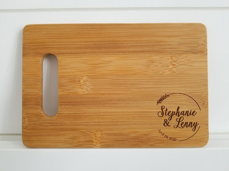 Wedding Favor Cutting Board Wedding Reception Personalized Etsy