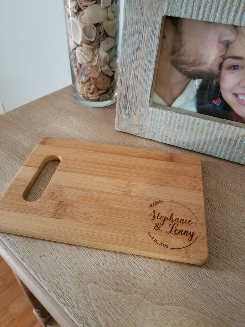 Wedding Favor Cutting Board Wedding Reception Personalized Etsy