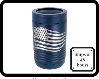 Amerikansk flagga burkkylare: Patriotisk gåva med nödsituation