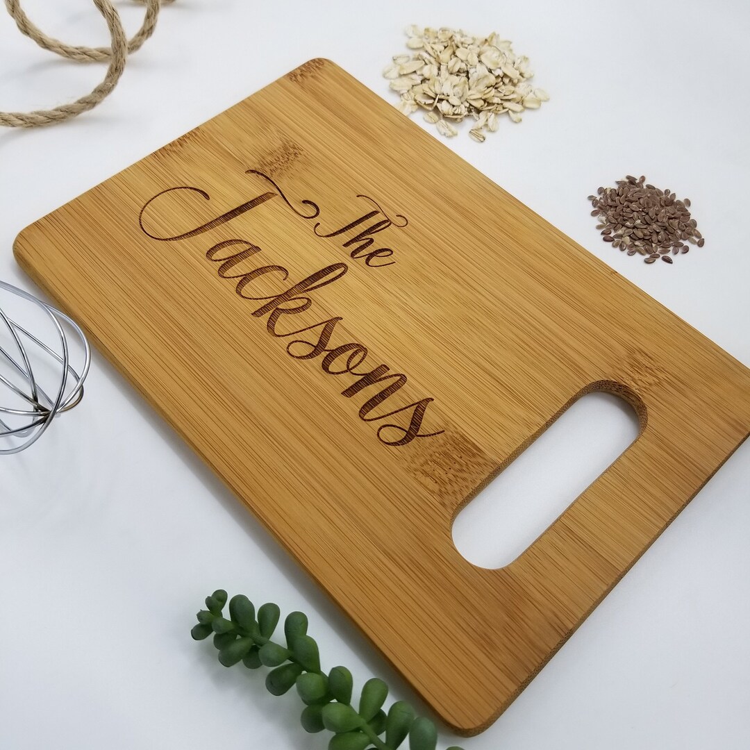 CHRISTMAS GIFT IDEA Personlized Cutting Board Family Christmas Family