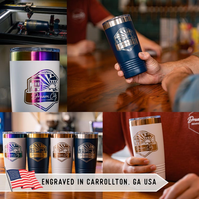 Custom Tumbler: 20oz Polar Camel, Laser Engraved, Custom Design or Logo, Wholesale, Bulk Order image 10