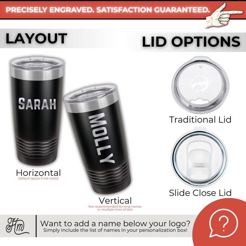 Custom Tumbler: 20oz Polar Camel, Laser Engraved, Custom Design or Logo, Wholesale, Bulk Order image 5