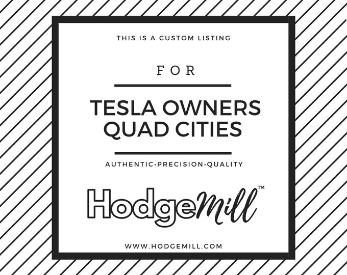 Custom listing Tesla Owners