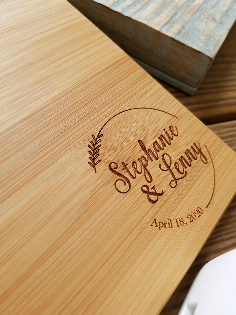 Wedding Favor Cutting Board Wedding Reception Personalized Etsy