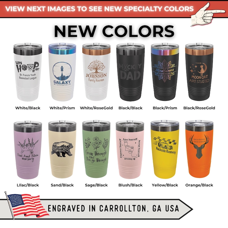 Custom Tumbler: 20oz Polar Camel, Laser Engraved, Custom Design or Logo, Wholesale, Bulk Order image 7
