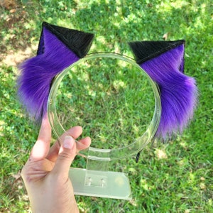 Custom Small Cat Ears / Realistic Animal Cosplay Headband Accessory / 2 Inch Mini Furry Ears / Neko Costume