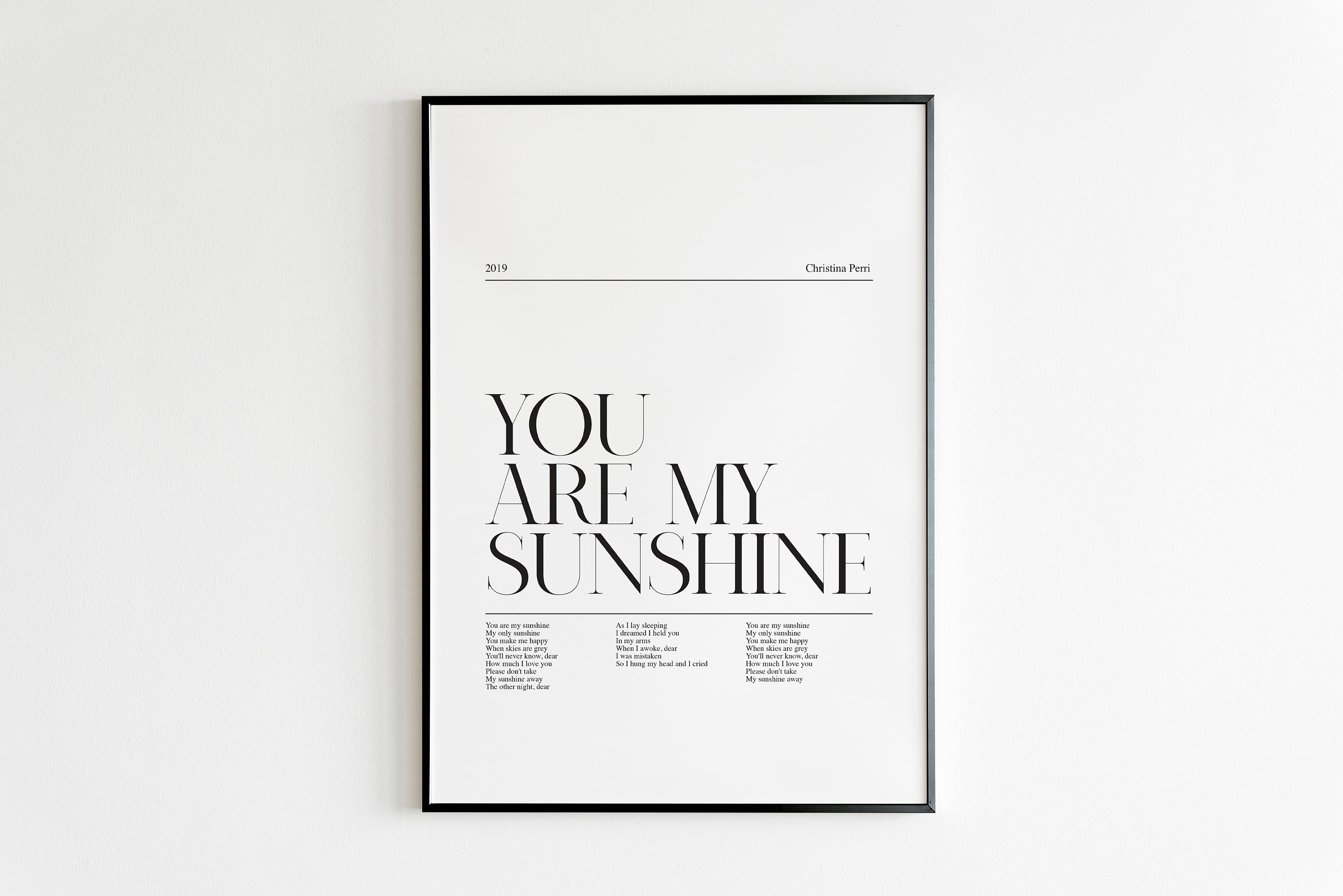 you are my sunshine - Christina Perri 