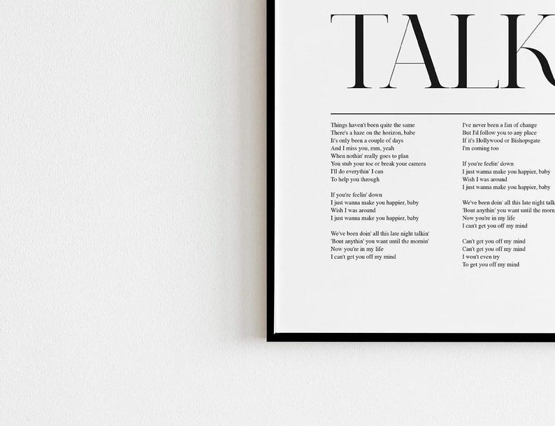 Late Night Talking Harry Styles, Love Song, Song Lyrics, Digital Download, Song Lyrics, Song