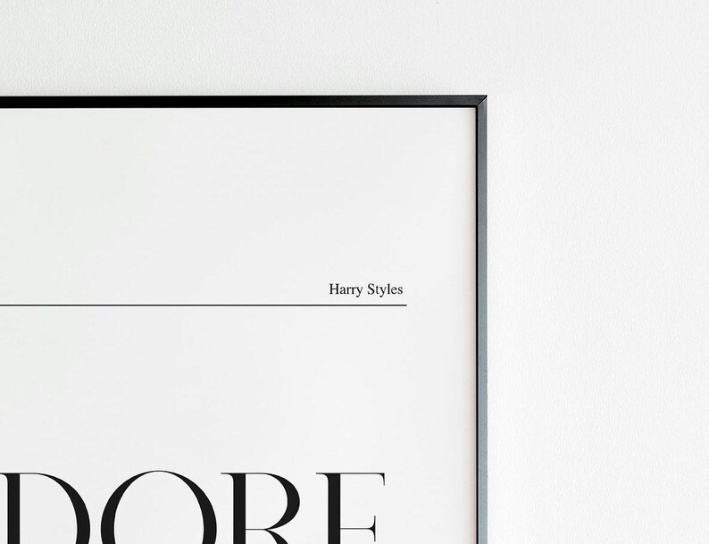 Adore You Harry Styles, Love Song, Song Lyrics, Digital Download, Song Lyrics, Song Print, Gift