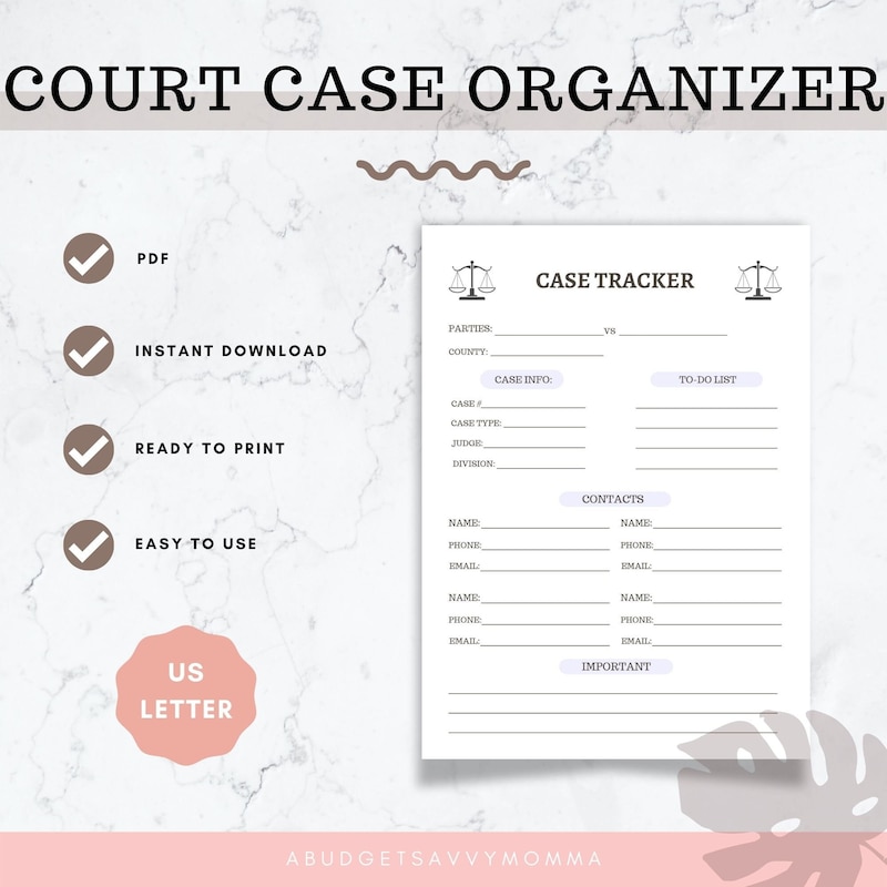 Court Cases File Etsy
