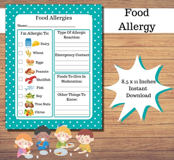 food-allergy-form-food-allergy-info-sheet-daycare-forms-etsy