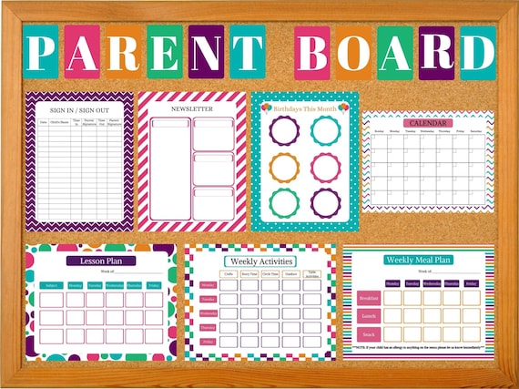 Daycare Parent Board Preschool Parent Board Bulletin Board - Etsy