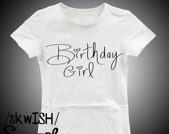 Birthday Girl Shirt, Little Girls Birthday Shirt, Birthday Princess Shirt, Birthday Party Shirt, Girls Birthday Shirt, Princess Birthday, #1