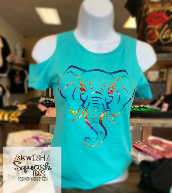 Little Girl's Elephant Graphic Tee 